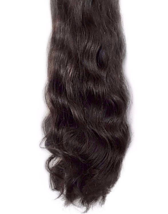 Human hair extensions natural wave discount